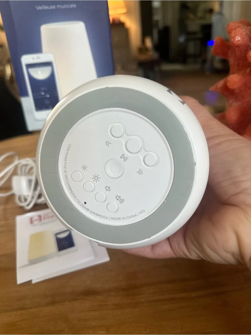 Hatch Baby Rest Night Light Sound Machine Time to rise used box